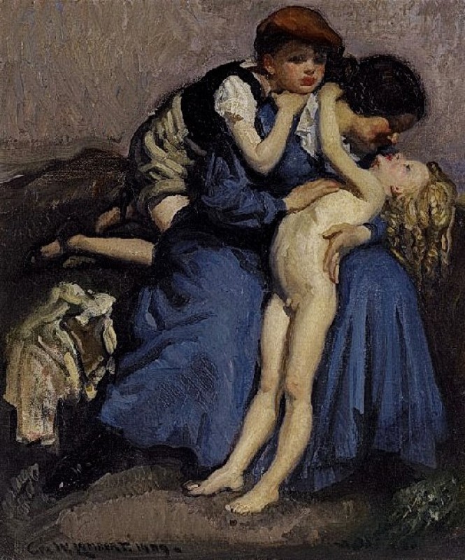 "Painting. People" by George Lambert