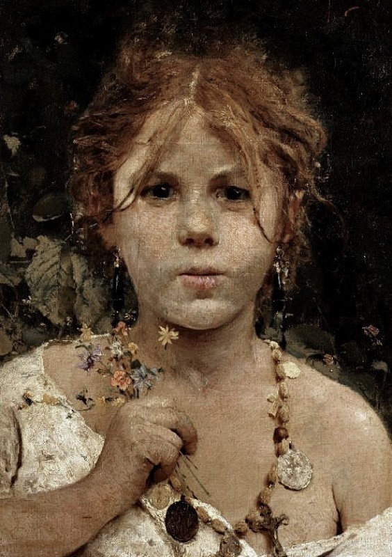 "Pictură. Figură / semifigură" by Francesco Paolo Michetti