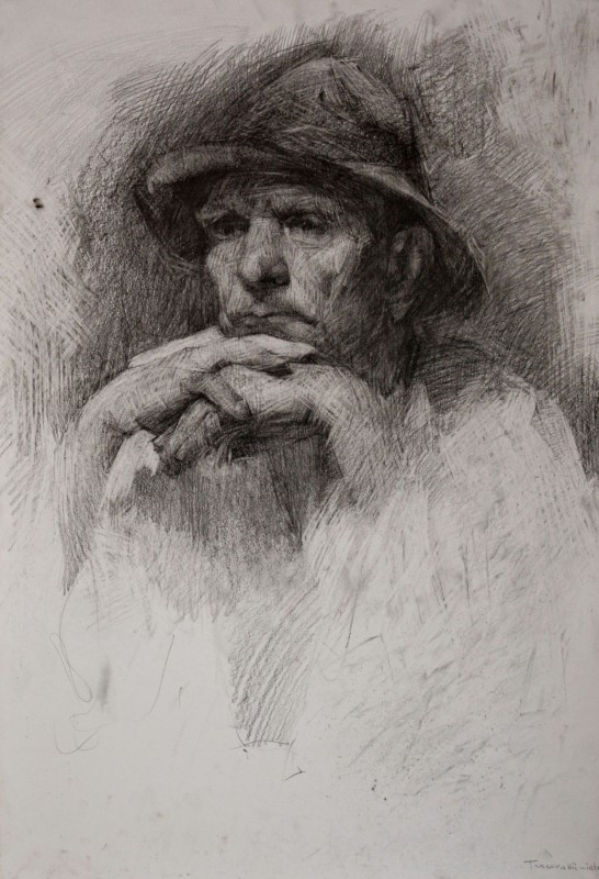 "Portret cu mâini" by Alexandru Untilov, 2014