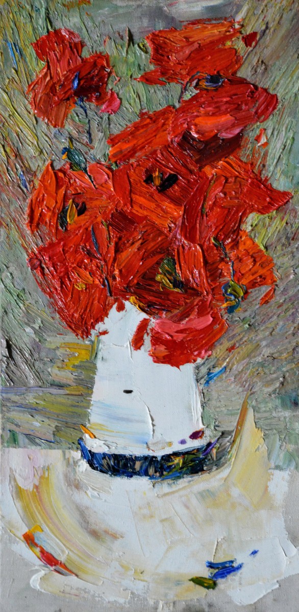 "Живопись. Этюд. Пленэр. Продолжительный" by Ниcолета Дериволcов, 400x200mm, масло / холст