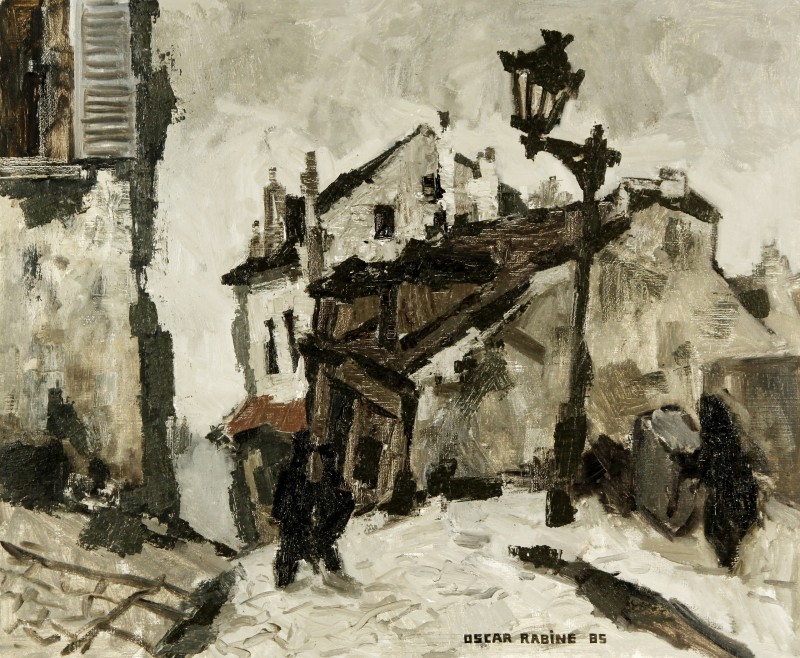 "Compoziție" by Oskar Yakovlevich Rabin