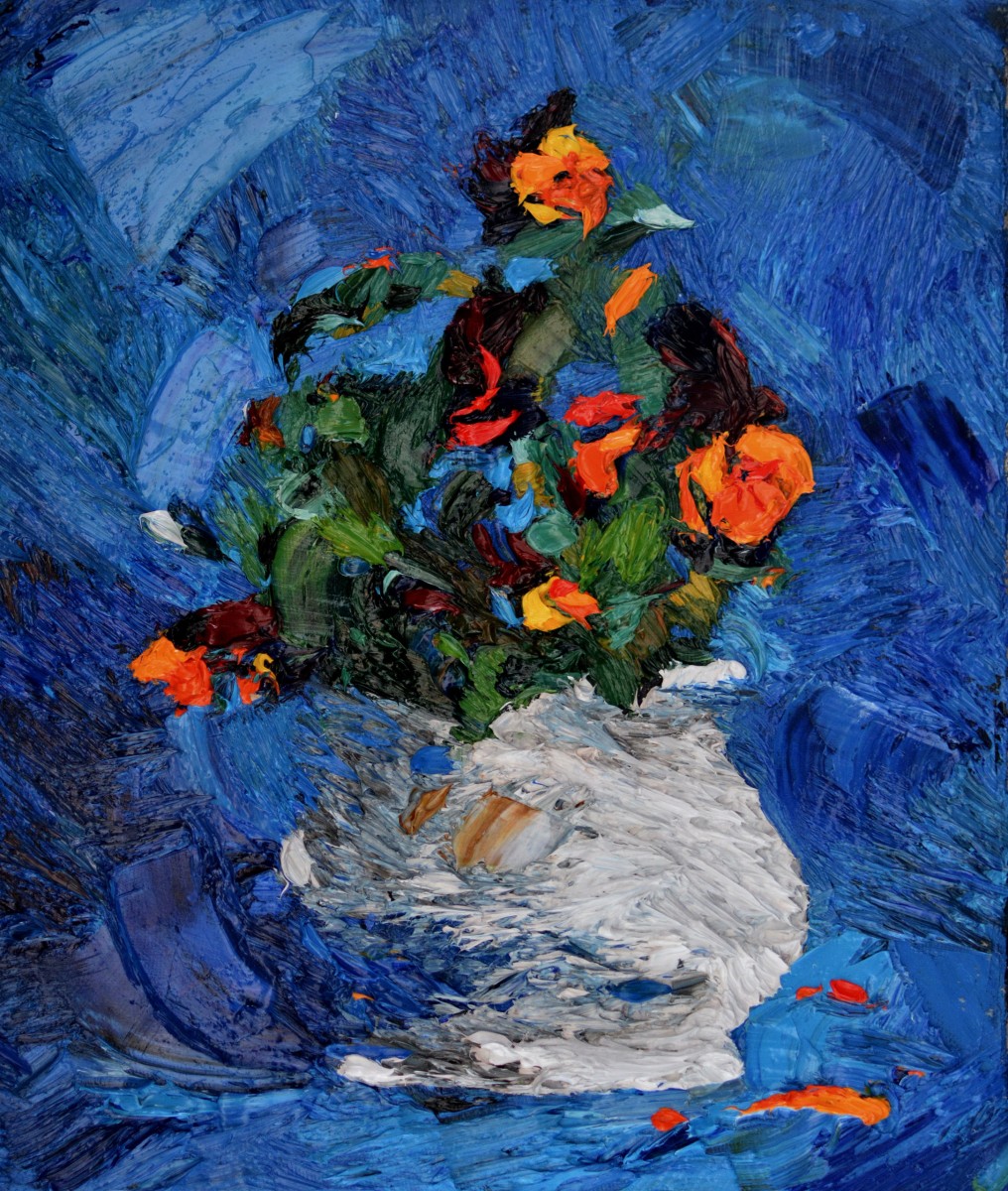 "Painting. Etude. Long term" by Eduard Leahu, 350x300mm, oil on canvas