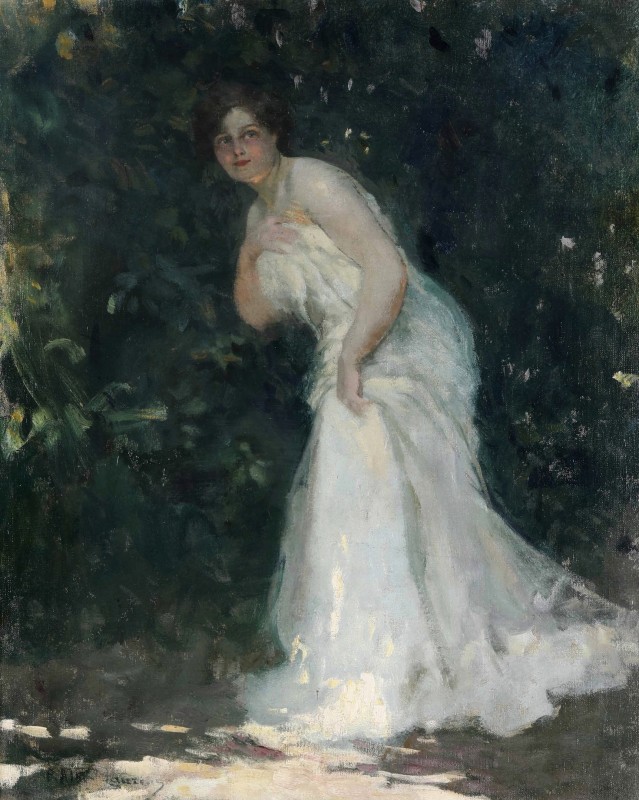 "Pictură. Figură / semifigură" by Paul Albert Laurens