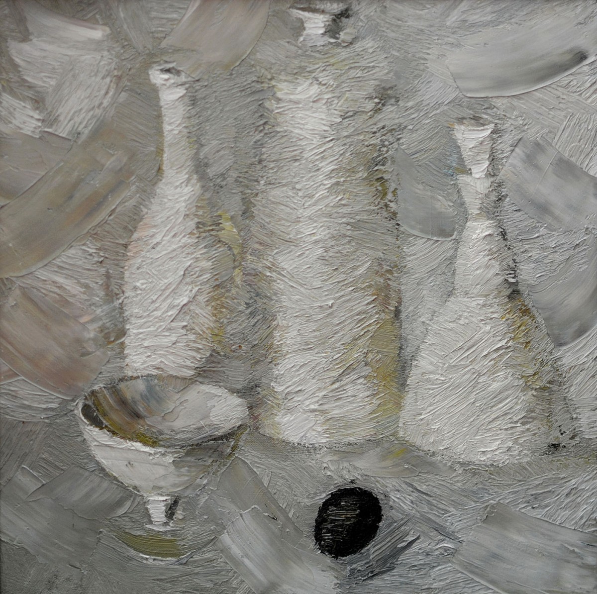 "Natură statică" by Carolina Leagul, 2012, 420x420mm, ulei pe pânză