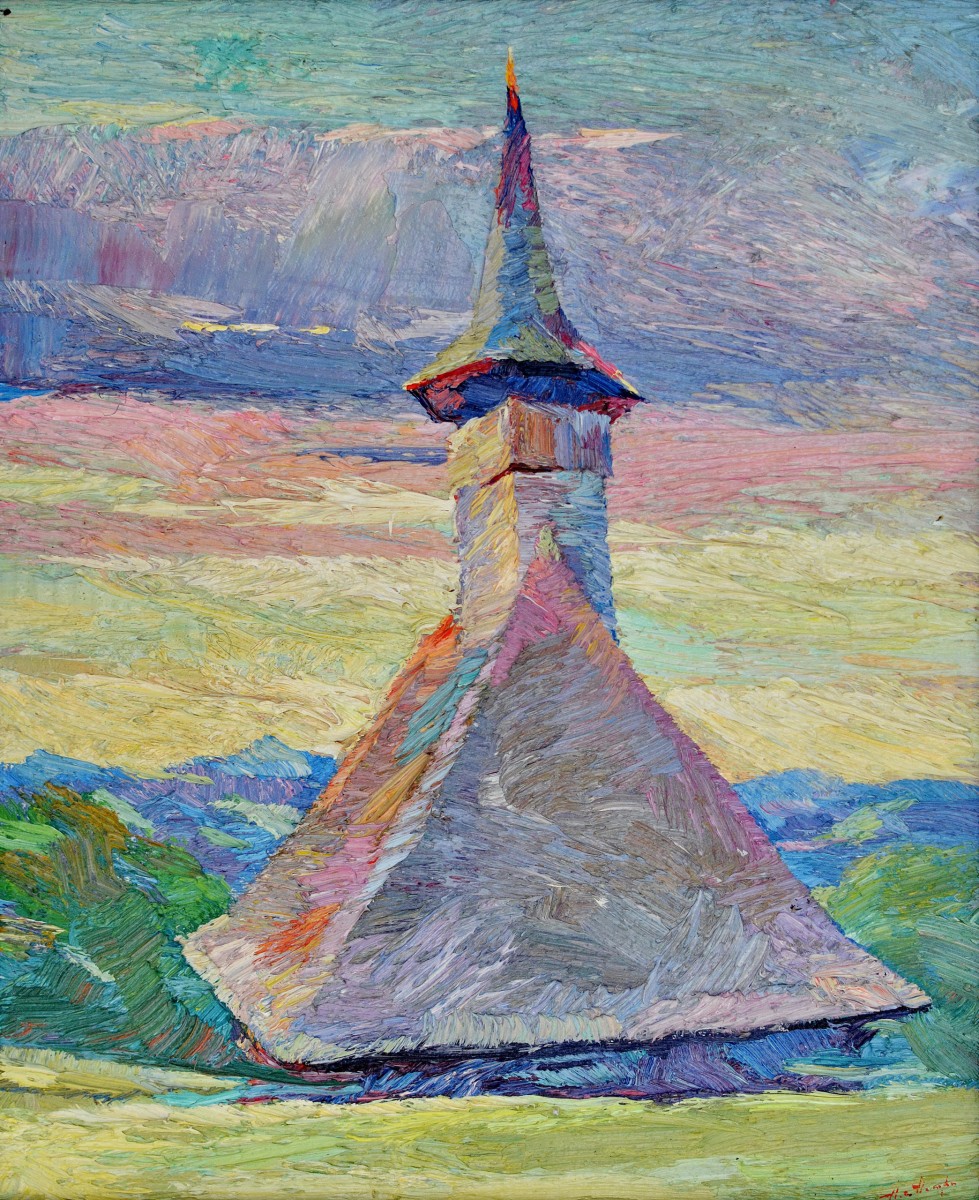 "Etude" by Anatol Ghimpu, 2004, 520x420mm, oil on canvas