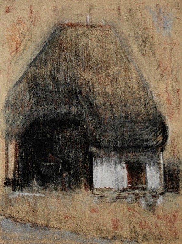 "Căsuță" by Александру Бодруг, 2015, масло / холст