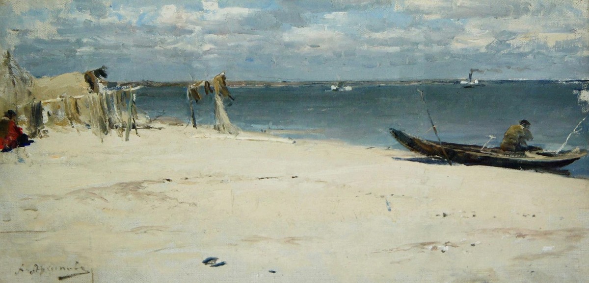 "Painting. Marine landscapes" by Abram Efimovich Arkhipov