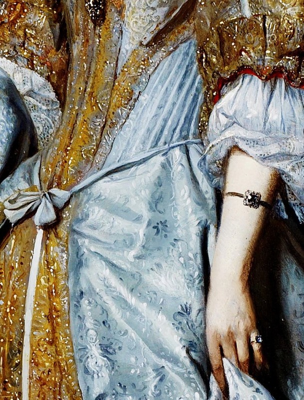 "Painting. Gypsum, head, hands, feet" by Gabriël Metsu