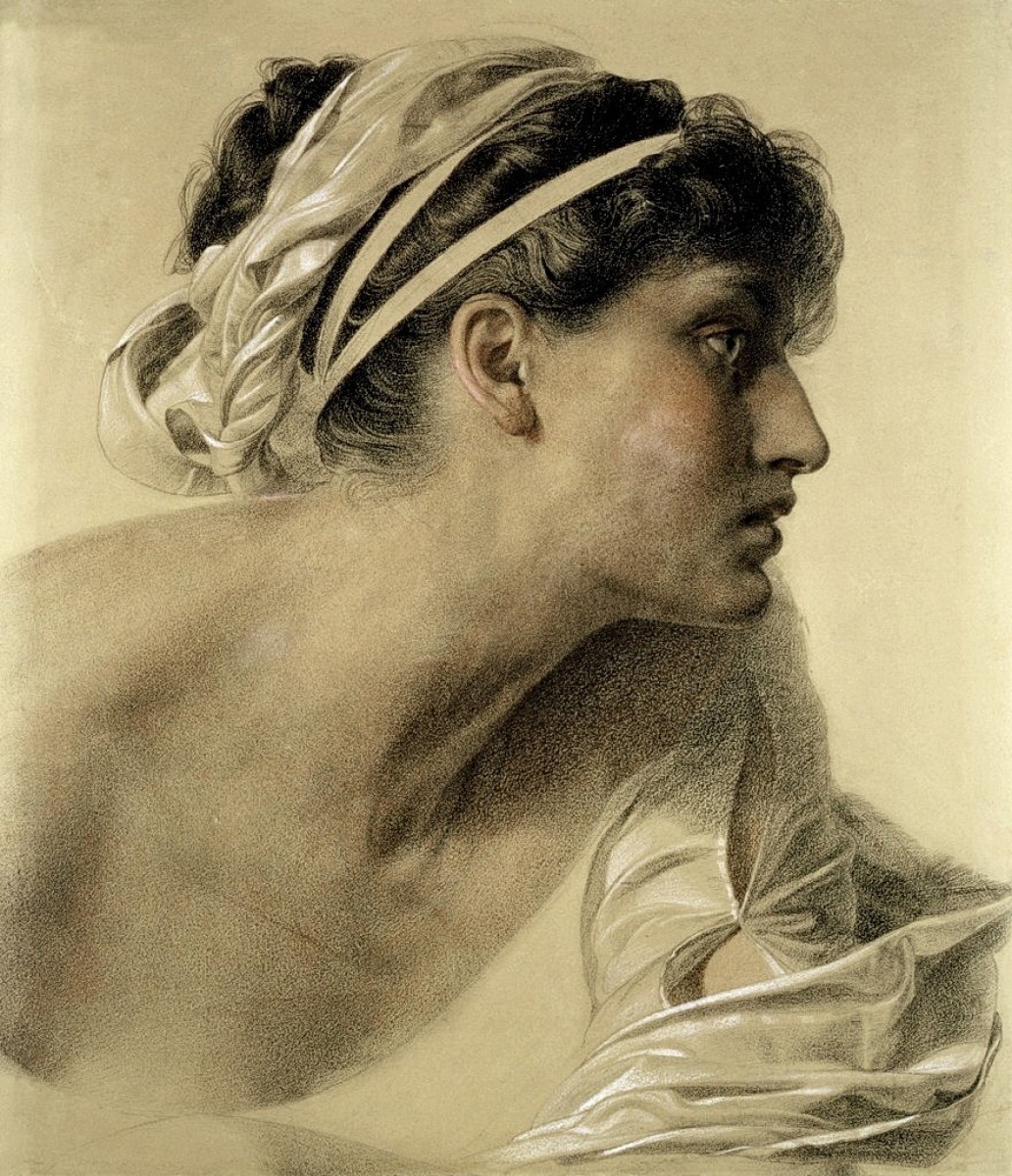 "Painting. Portrait" by Frederick Sandys