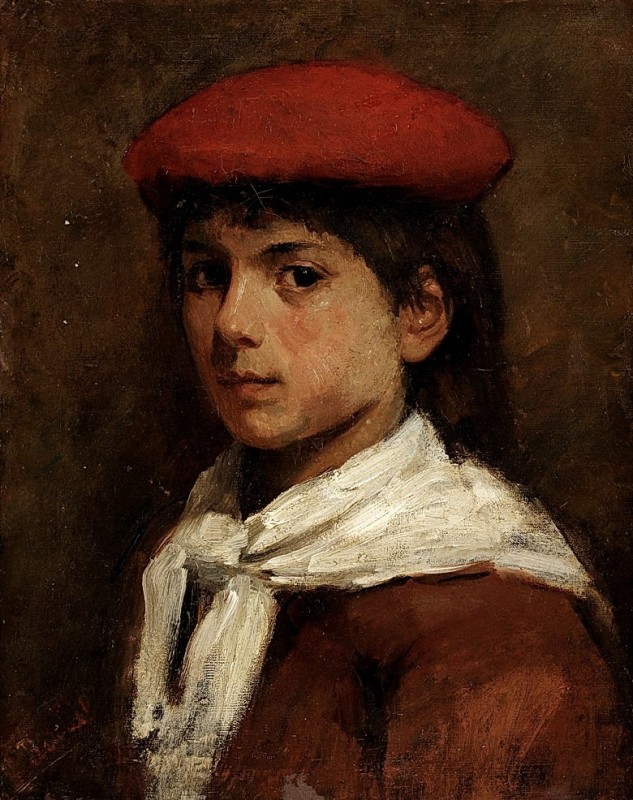 "Painting. Portrait" by Albert Baur