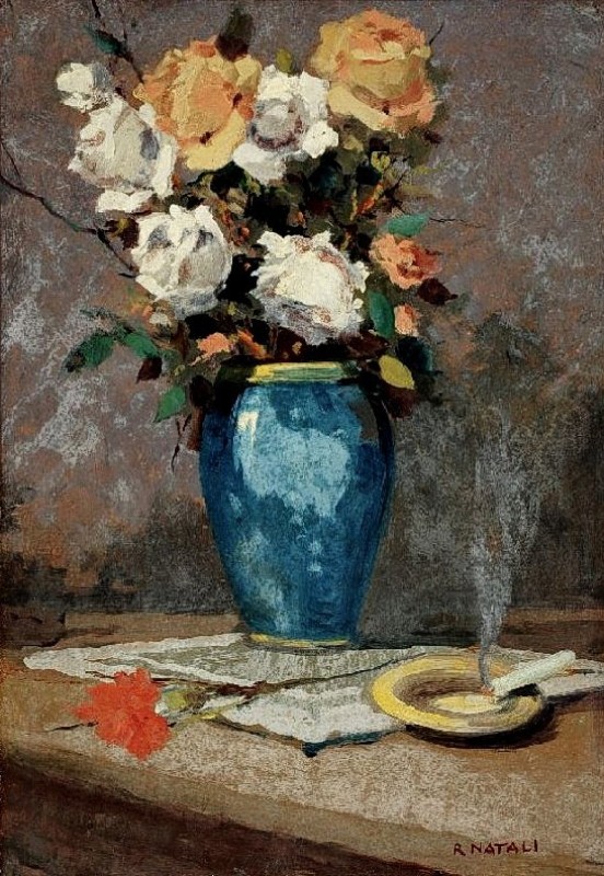 "Pictură. Flori" by Renato Natali