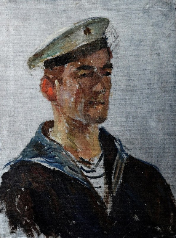 "Живопись. Портрет" by Ион Джумати, масло / холст