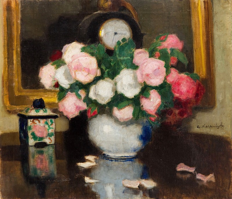 "Painting. Still life" by Alfons Karpiński