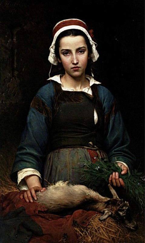 "Painting. Figure" by Emile Auguste Hublin