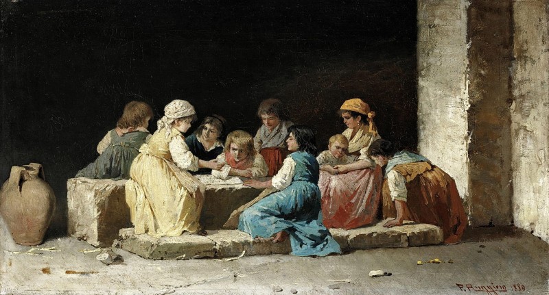 "Pictură. Oameni" by Pasquale Ruggiero