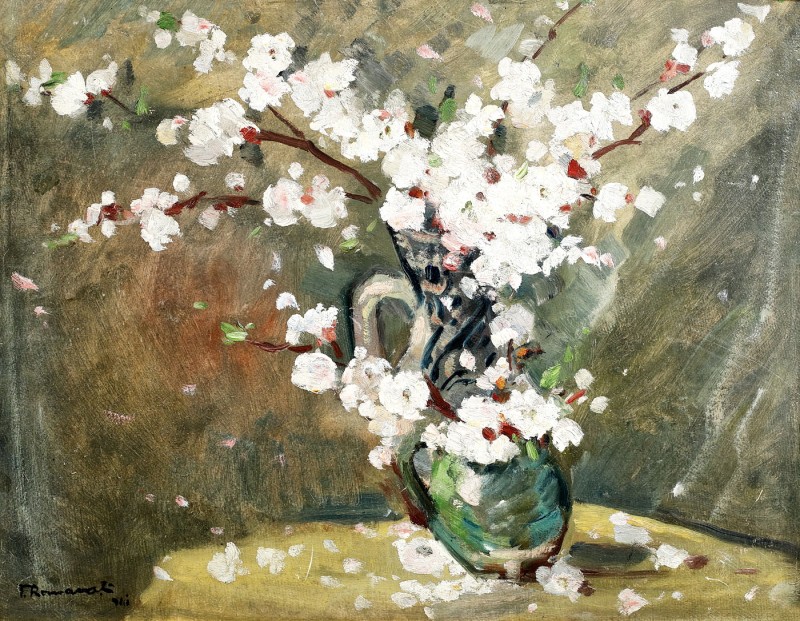 "Painting. Flowers" by Gheorghe Teodorescu Romanaţi