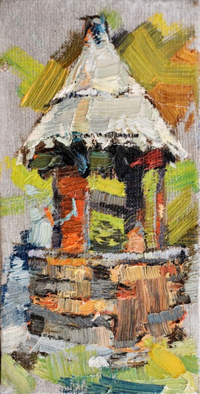 "Studiu" by Mădălina Casian, 2015, oil on canvas