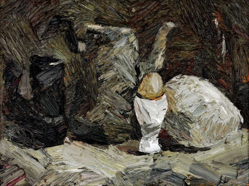 "Studiu" by Cezar Ciobanu, 2015, 300x400mm, ulei pe pânză