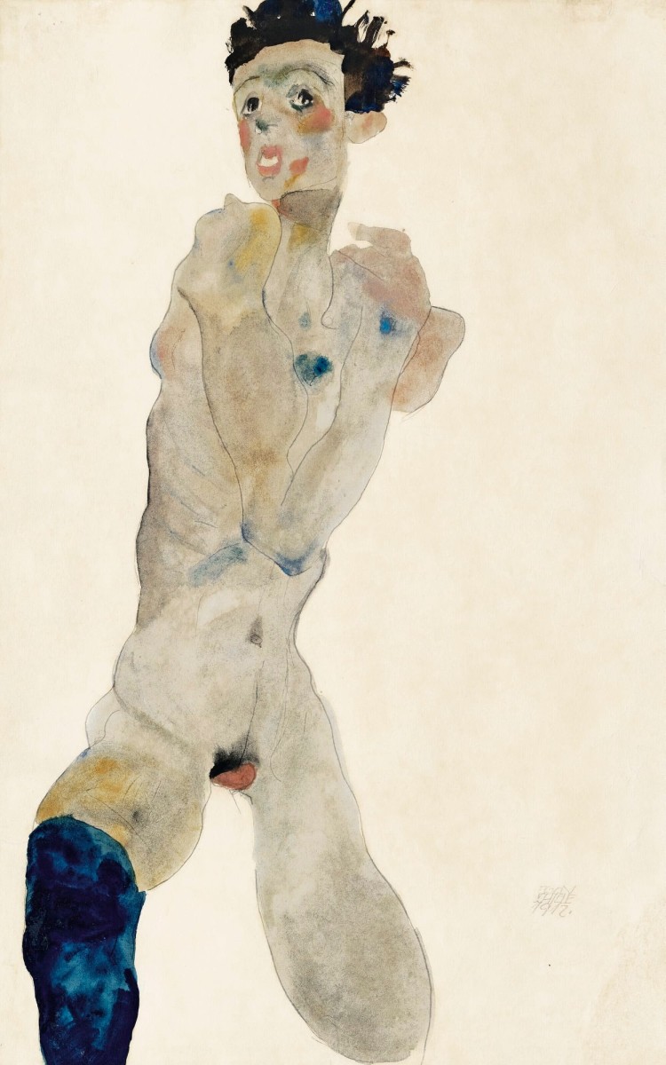 "Pictură. Nud" by Egon Schiele