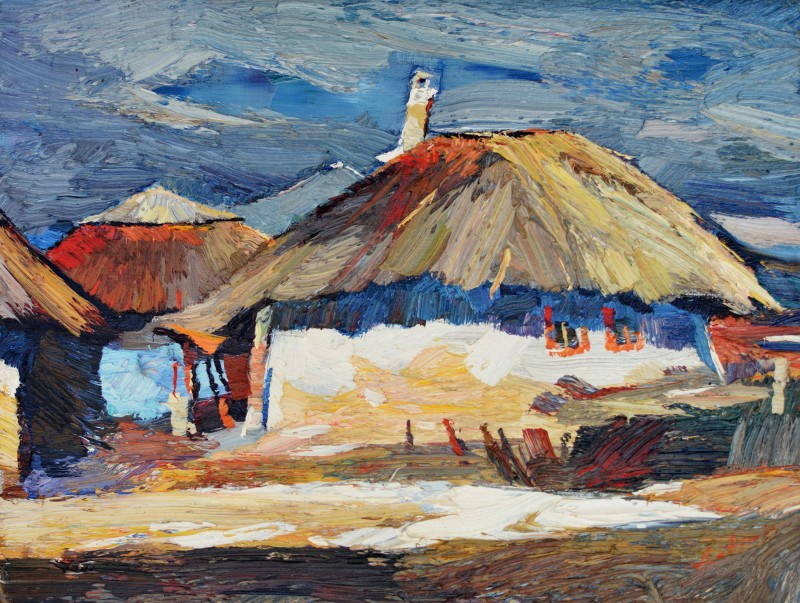 "Nicolaeuca" by Anatol Ghimpu, 2010, 300x400mm, oil on canvas