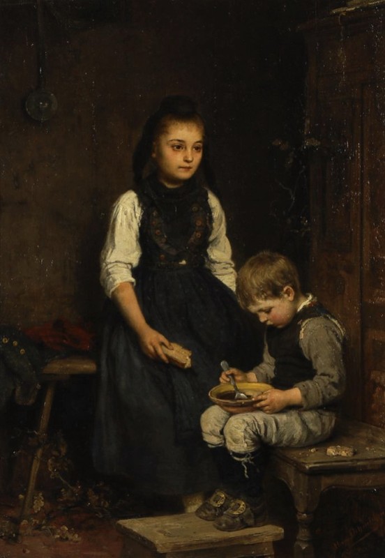 "Painting. People" by Hugo Oehmichen