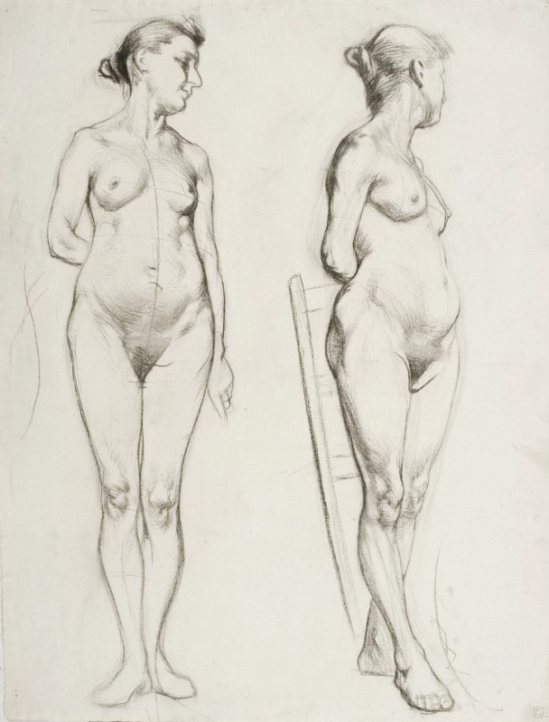 "Рисунок. Обнаженка" by Dmitry Nikolaevich Kardovsky