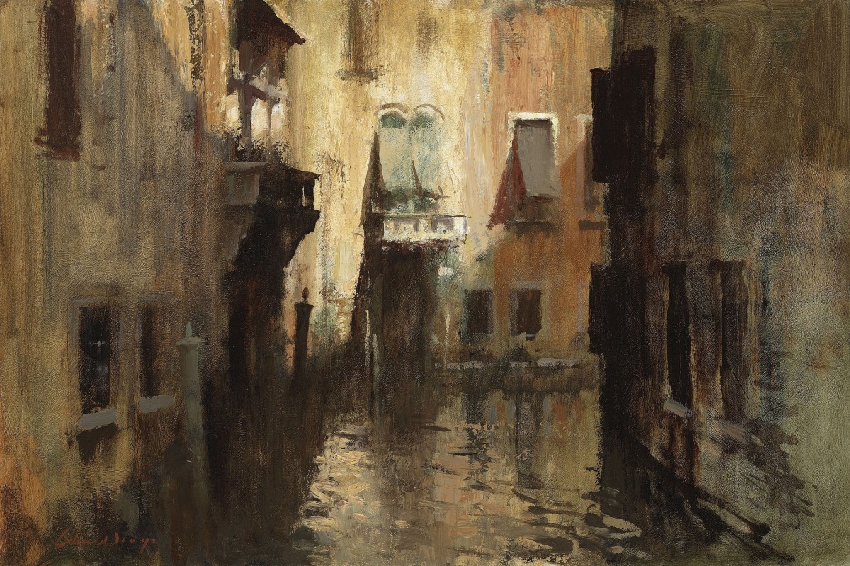 "Pictură. Urban" by Edward Seago