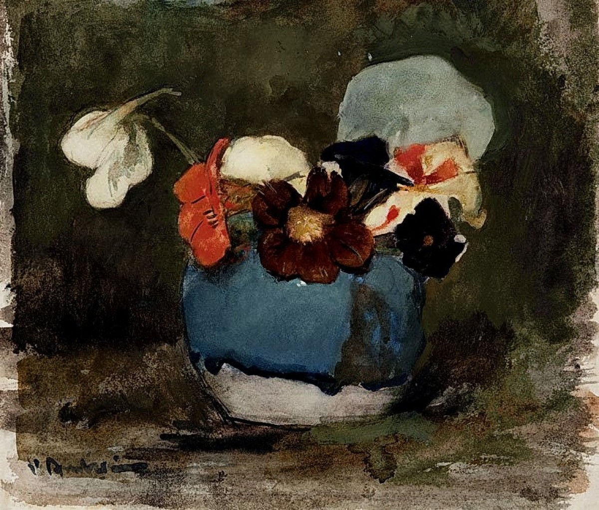 "Painting. Flowers" by Floris Arntzenius