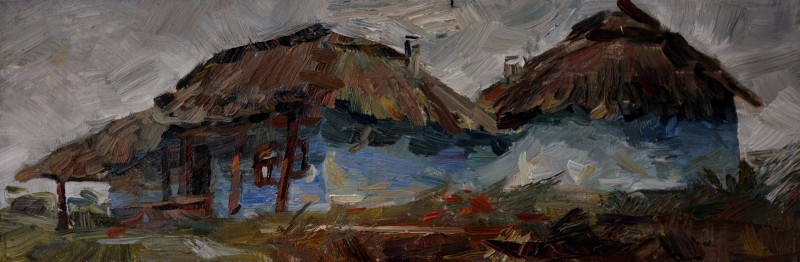 "Painting. Pleinair. Pleinair moldova" by Natalia Bzovii, oil on canvas