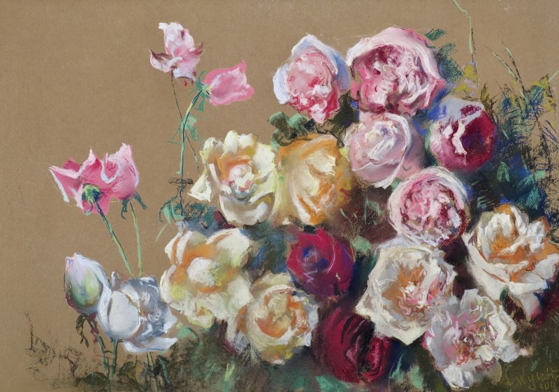 "Desen. Flori" by Leon Wyczółkowski