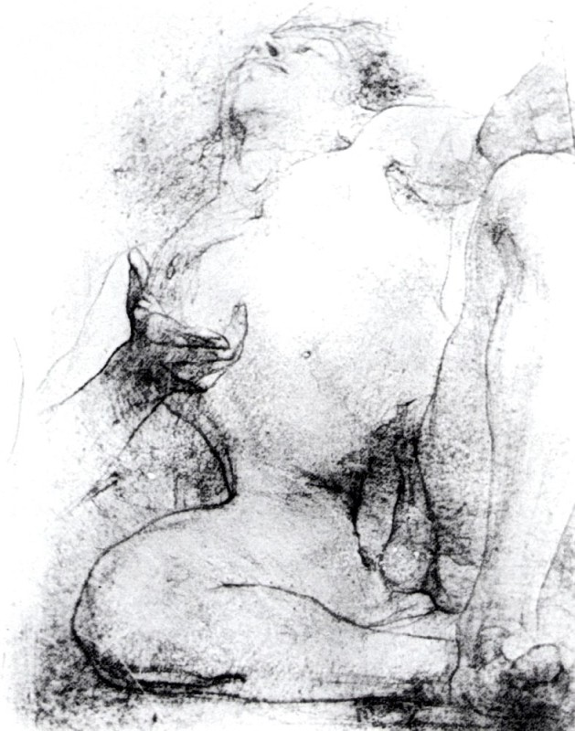 "Desen. Nud" by Nicolai Fechin