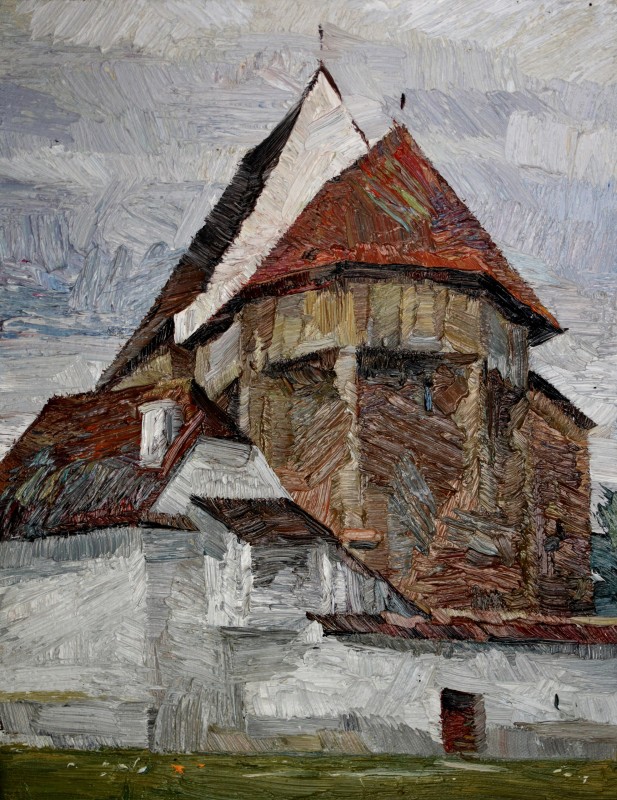 "Painting. Pleinair. Long term" by Natalia Fostica, 420x320mm, oil on canvas