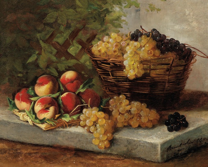 "Painting. Still life" by Arthur-Alfred Brunel de Neuville