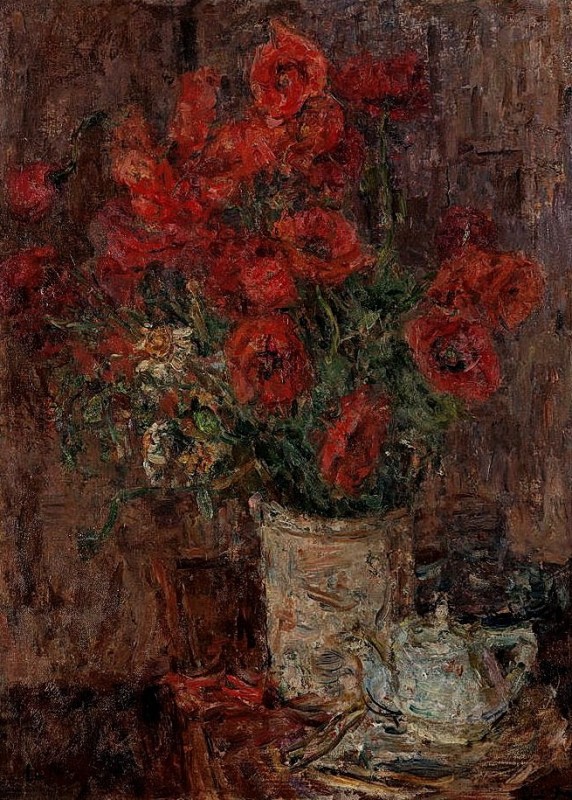 "Painting. Flowers" by Eugène Ebiche