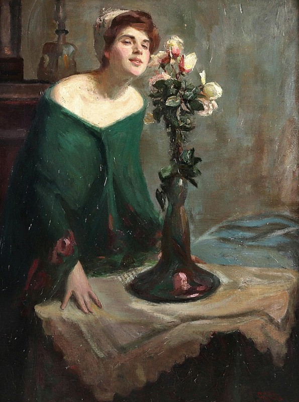 "Compoziție" by Vilmos Nagy de Nagybaczon