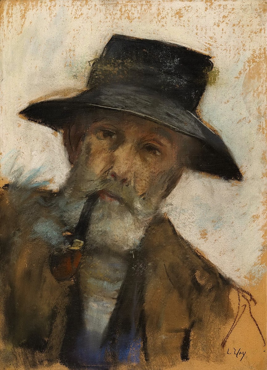 "Painting. Portrait" by Lesser Ury