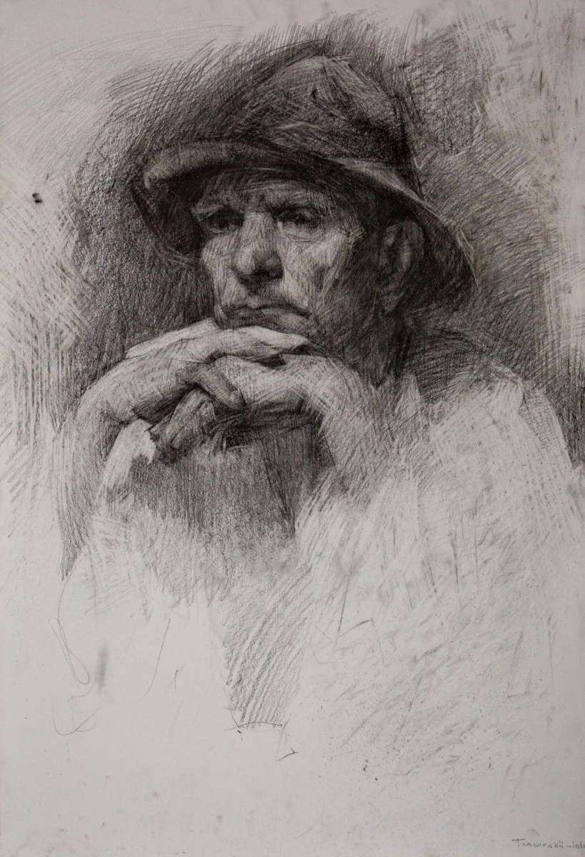 "Portret cu mâini" by Alexandru Untilov, 2014