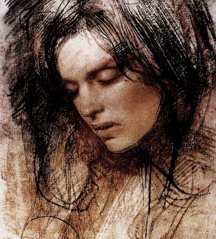 "Painting. Portrait" by Pietro Annigoni