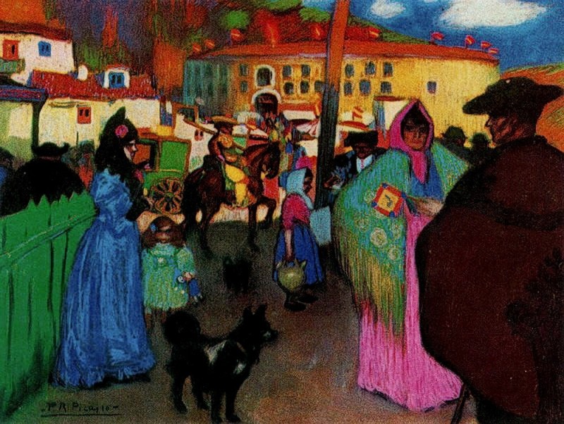 "Compoziție. Oameni" by Pablo Picasso