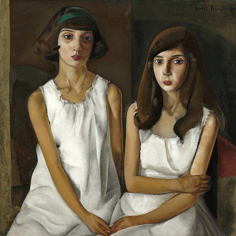 "Compoziție" by Boris Dmitrievich Grigoriev