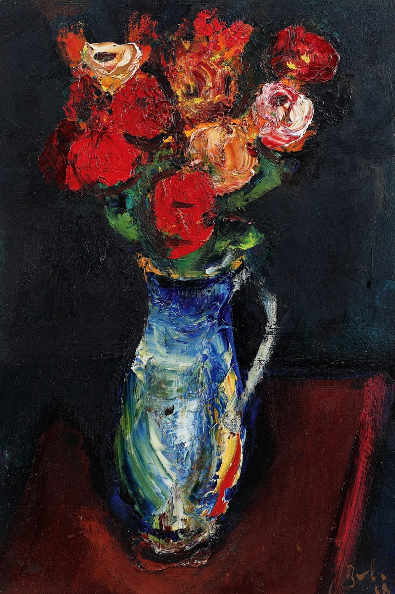 "Painting. Flowers" by Corneliu Baba