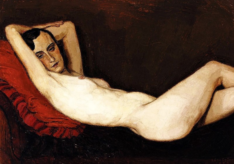 "Pictură. Nud" by Léon de Smet