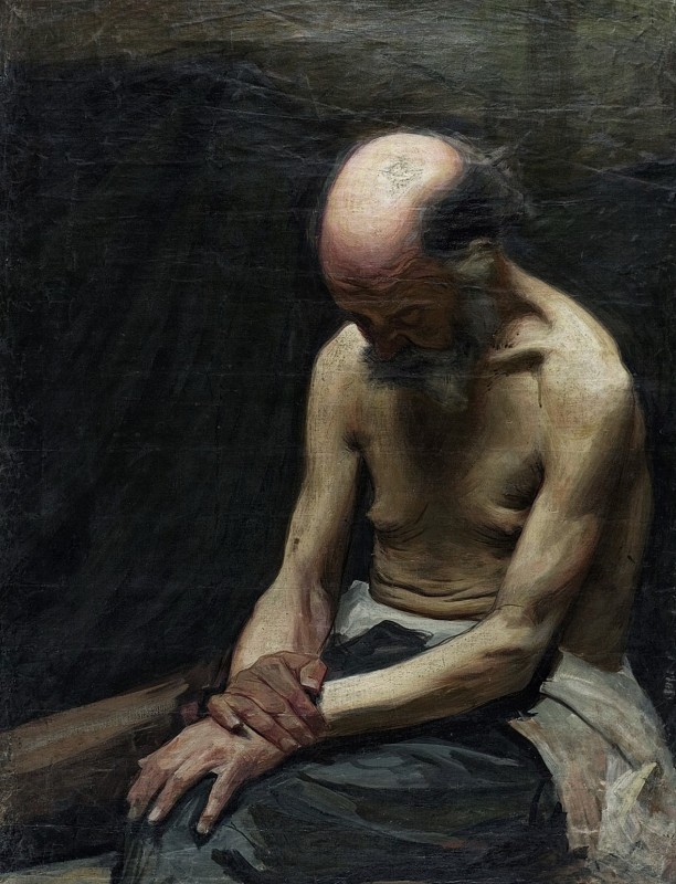 "Pictură. Figură / semifigură" by Stanisław Kamocki