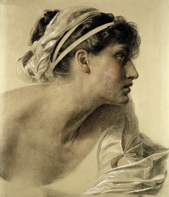 "Painting. Portrait" by Frederick Sandys
