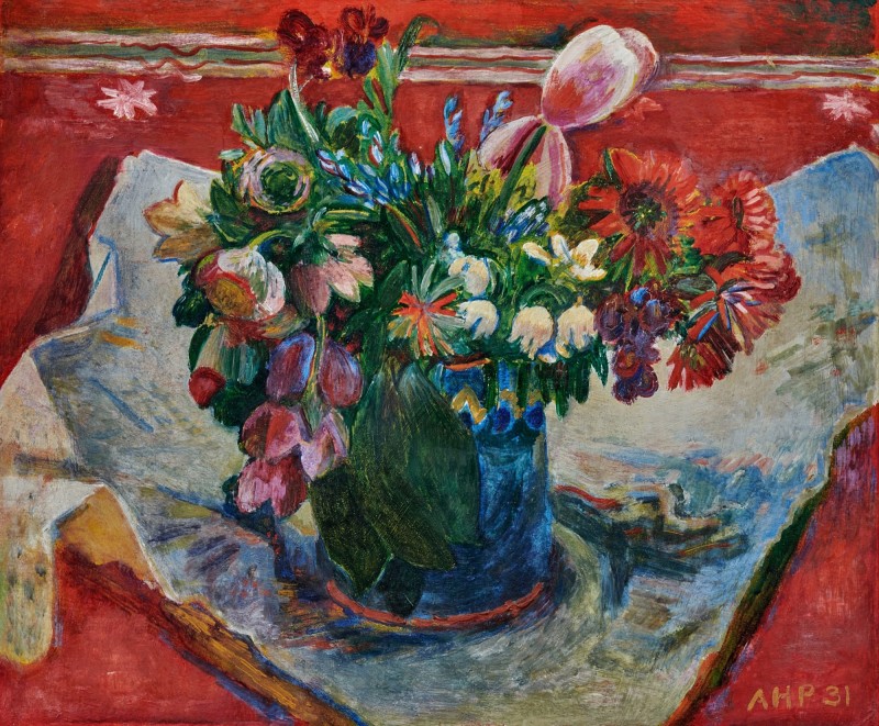 "Pictură. Flori" by Alfred Heinrich Pellegrini