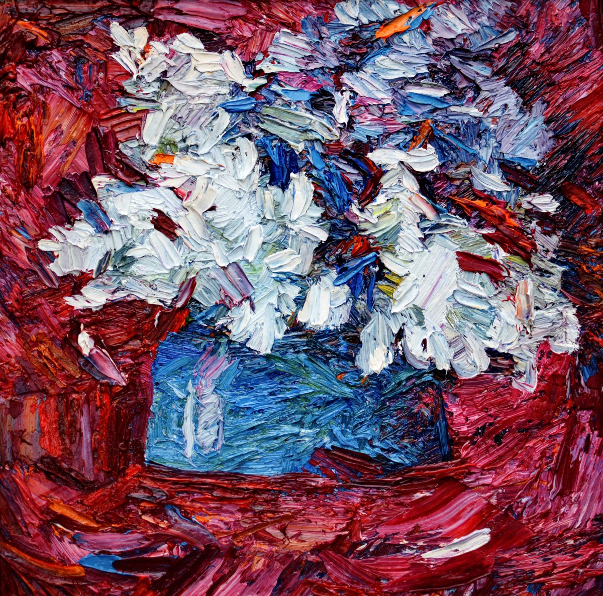 "Painting. Etude. Long term" by Dumitrița Znaida, 300x300mm, oil on canvas
