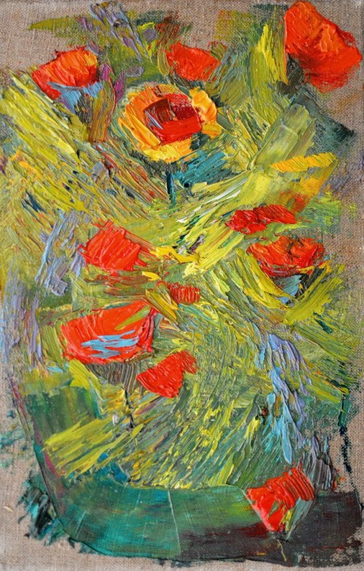 "Painting. Pleinair. Pleinair moldova" by Alexandru Bodrug, oil on canvas