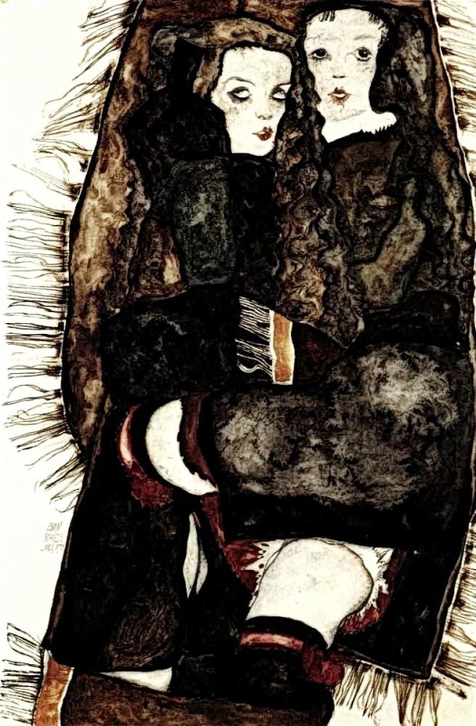 "Живопись. Люди" by Егон Счиеле