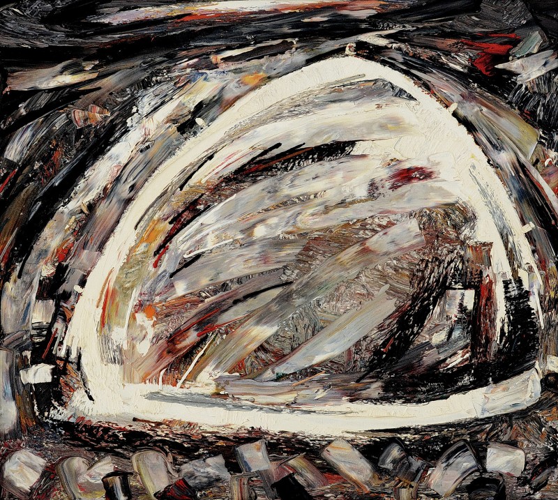 "Etude" by Anatol Ghimpu, 2004, 850x950mm, oil on canvas