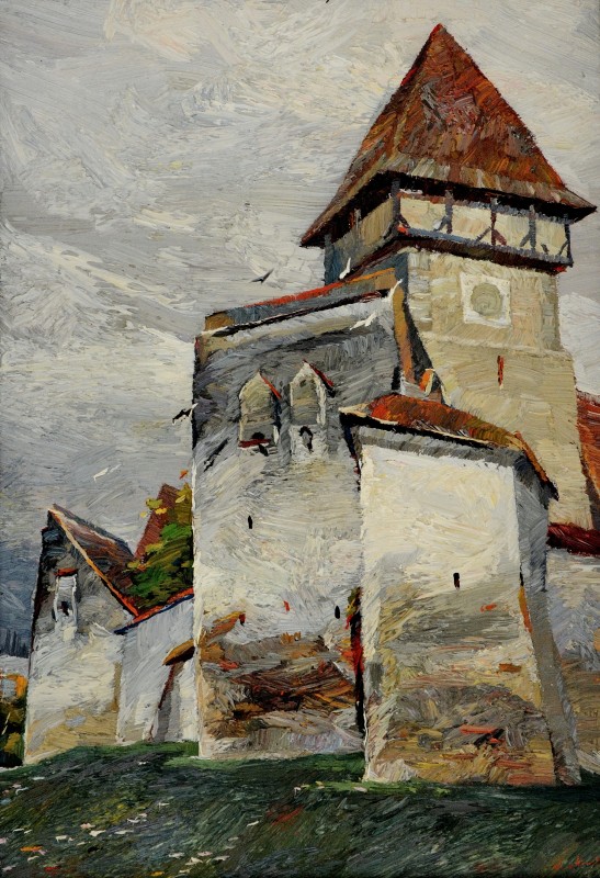 "Etude. Transilvania" by Anatol Ghimpu, 2005, 600x420mm, oil on canvas
